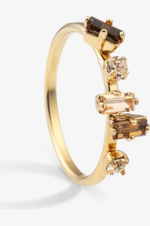 April Please Bague Constant Plaqué Or Recyclé Fairtrade - 54 / Doré / Plaqué Or 3 Microns 18 Carats
