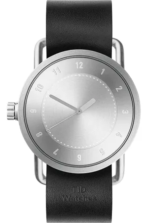 TID Watches No.1 40mm Steel / Black Leather Wristband/steel Buckle