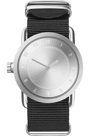 TID Watches No.1 36mm Steel And Black Nylon Wristband Watch
