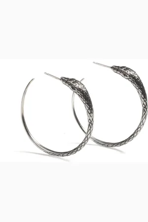Rachel Entwistle Ouroboros Snake Hoops Large