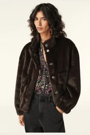 Bash Paros Faux Fur Jacket - | 1