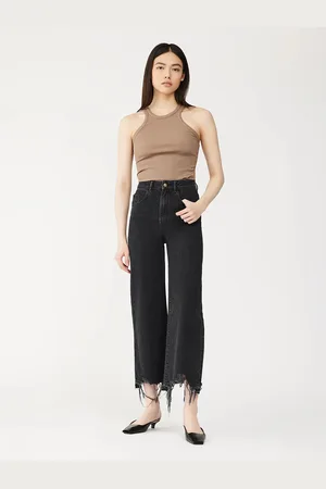 DL1961 Hepburn Wide Leg High Rise Vintage Lark - 28