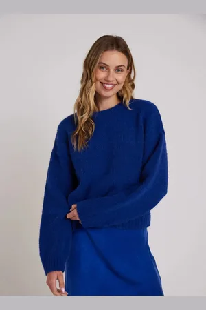 Bella Dahl Drop Shoulder Sweater - Xs / Cobalt / B2001-g82-300