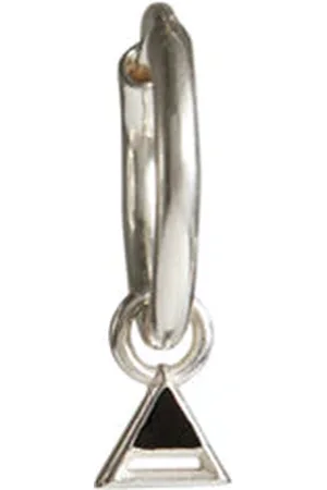 Rachel Entwistle Air / 10mm Four Elements Enamel Mini Hoops - Air / 10mm