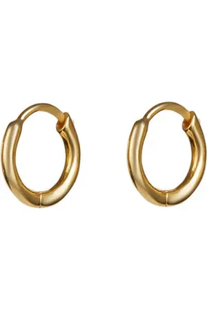 Rachel Entwistle 10mm / Single / 9ct Yellow Mini Huggie Hoops, Solid - 10mm / Single / 9ct Yellow