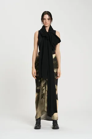 MASNADA Knit Scarf - M / Black / 77a09