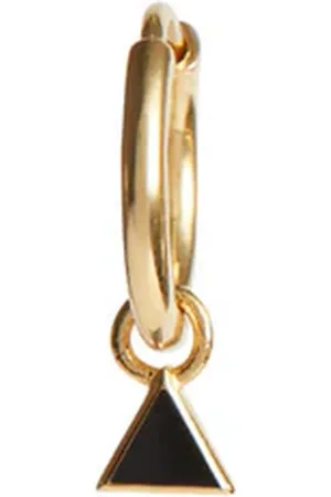 Rachel Entwistle Fire / 12mm Four Elements Enamel Mini Hoops - Fire / 12mm