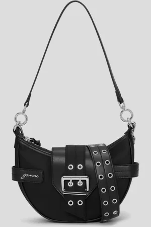 Ganni Small Bucky Crossbody Bag - Black / A6134