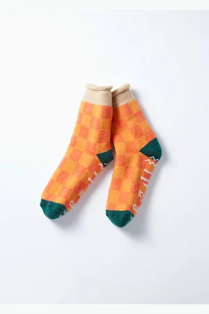 RoToTo Pile Room Socks /dark Green - S