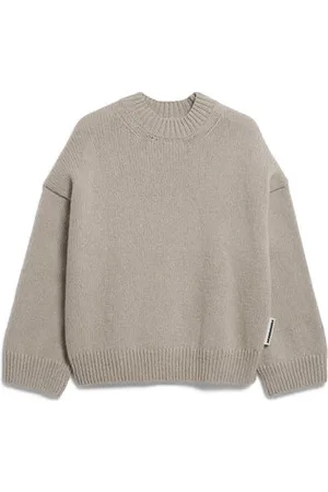 Armedangels Sadnaa Solid Gravel Knit Jumper - S