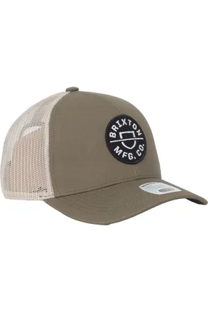 Brixton Crest X Mp Mesh Cap In Green &