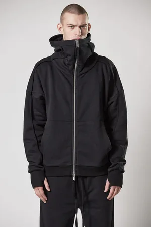 THOM KROM M Sj 645 Hooded Zip Jacket - Medium