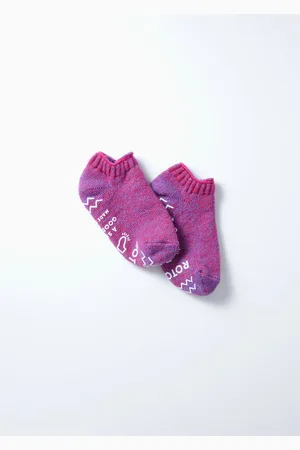 RoToTo Pile Sockslipper Dark /purple - S