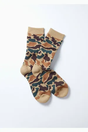 RoToTo Pile Camo Crew Socks - M