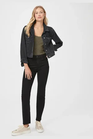 Paige Cindy Straight Leg Jeans - Shadow - 25 / Shadow