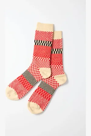 RoToTo Check & Step Socks - S