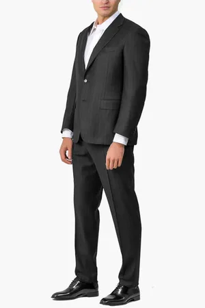 CANALI - Suit In Greyflannel Fabric With Pinstripe 11287/19-bf04700-111 - 48 (U.K 38)
