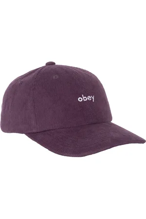 Obey Lowercase Corduroy Cap In
