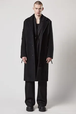 THOM KROM M J 69 Long Wool Coat - Small