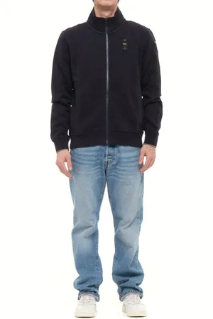 Blauer Sweatshirt Man 24wbluf01149 006948 888 - Blu / M
