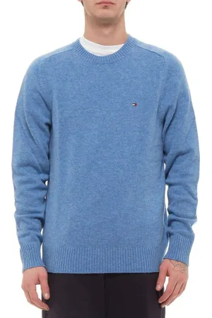 Tommy Hilfiger Sweater Man Mw0mw36535 Dvw - Blu / S