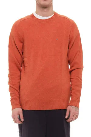 Tommy Hilfiger Sweater Man Mw0mw36535 Sm5 - Arancione / Xl