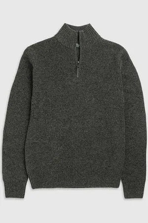 Rodd & Gunn - Robbies Road Half Zip Knit In Jungle 007518-02 - S
