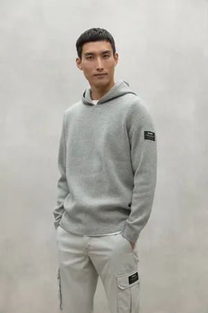 ECOALF Grey Knitted Mugga Sweater - M