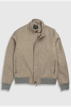 Rodd & Gunn - Lake Taylor Bomber Style Jacket In Fawn 009149-01 - S