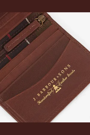 Barbour Colwell Billfold Small Wallet /classic Tartan - Os