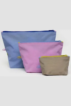 Baggu Plein Air Go Pouch Set Of 3