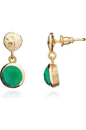 Azuni London Nyla Gemstone Earrings - Lapis