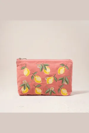 ELIZABETH SCARLETT Lemon Blossom Everyday Pouch