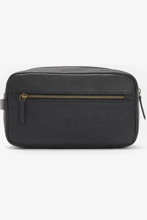 Barbour Highgate Leather Washbag - Os