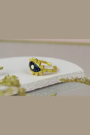 My Doris Enamel Eye Ring