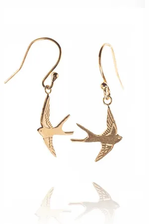 Amanda Coleman Swallow Drop Earrings In
