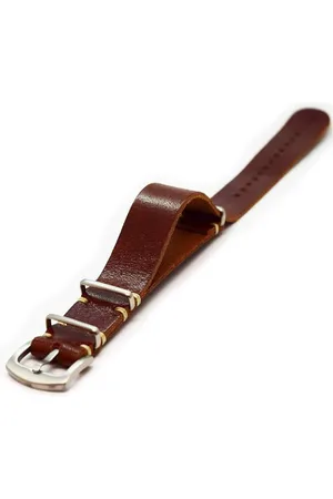 L´Atelier Nato Leather Watch Strap - - 20 Mm