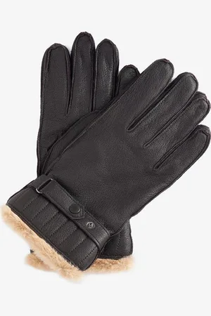 Barbour Leather Utility Gloves - M