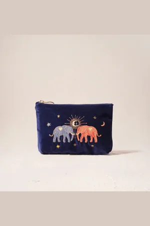 ELIZABETH SCARLETT Celestial Elephant Mini Pouch