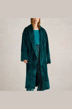 White Stuff Clover Cosy Dressing Gown - Mid - M