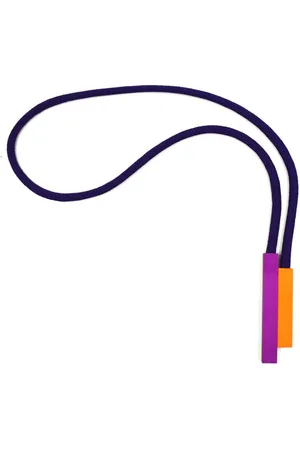 Christina Brampti Beyond Simplicity Necklace - K2299 - Orange / Lilac