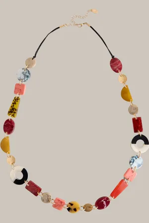 White Stuff Bellflower Station Necklace