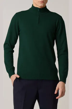 Daniele Fiesoli Half-zip Cashmere Blend Sweater - Medium