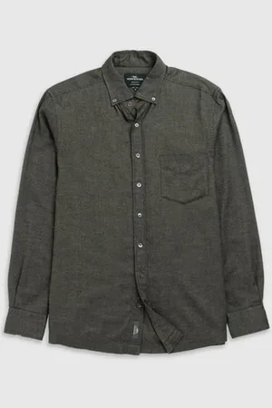 Rodd & Gunn - Barrhill Sports Fit Shirt In Forest Green 006841-20 - S