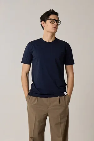 Daniele Fiesoli Italian Cotton Round Neck T-shirt - Small
