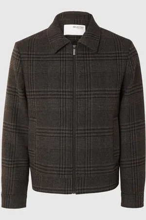 SELECTED Elephant Skin/checks Filip Jacket - S