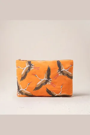 ELIZABETH SCARLETT Cranes Everyday Pouch