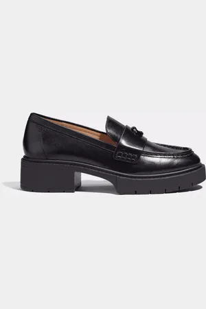 Coach Leah Leather Loafer Size: 4.5, Col: - 4.5