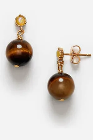 Anni Lu Eye Of The Tiger Ball Earring