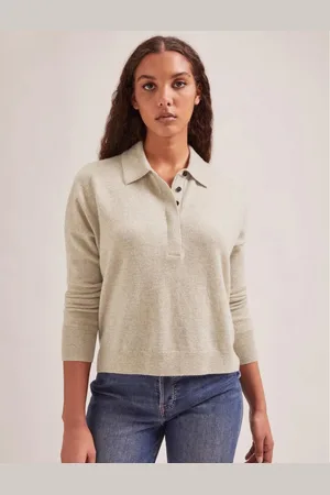Cefinn Kelly Collared Cashmere Jumper Col: - L
